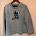 Disney Tops | Disney Womens Pullover Sweatshirt Blue Stitch Ohana Long Sleeve Faux Fur Xl | Color: Blue | Size: Xl
