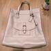 Coach Bags | Coach Tote Bag Nwot Leather Light Lavender Gray | Color: Gray/Purple | Size: Os