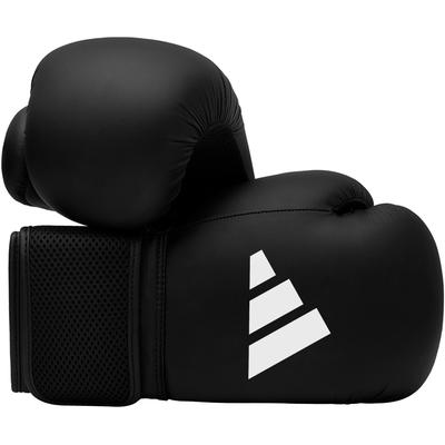 Boxhandschuhe ADIDAS PERFORMANCE "Hybrid 25" Gr. 8, schwarz, Boxhandschuhe, 8 8 oz, Obermaterial: 100% Kunstleder