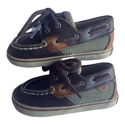 Nike Shoes | Baby Boy Sperry Top Sider. 4m. | Color: Brown/Tan | Size: 4bb