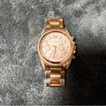 Michael Kors Accessories | Michael Kors Rose Gold Diamond Face Watch | Color: Gold | Size: Os