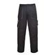 Portwest Portwest Texo Contrast Trouser - Lined, Size: M, Colour: Black, TX16BKRM