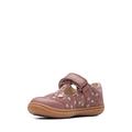 Clarks Flash Mouse T Girls First Shoes 6 Dusky Pink