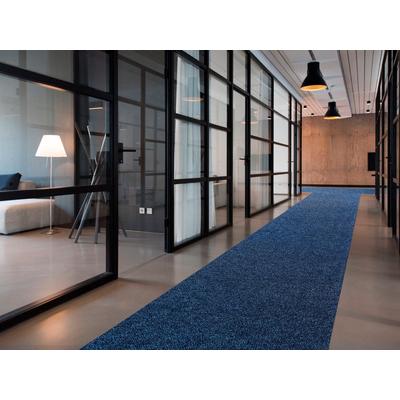 Läufer "Schmutzfangläufer PICOLLO, Made in Belgium", blau, B:100cm H:8mm L:1750cm, Polypropylen (PP), PRIMAFLOR-IDEEN IN TEXTIL, Teppiche, Schmutzfangläufer, Schmutzfangmatte, meliert, strapazierfähig, rutschhemmend Image