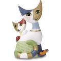 Sammelfigur GOEBEL "Figur Rosina Wachtmeister - "Mattia e Viola"" Dekofiguren Gr. B/H/T: 5 cm x 8 cm x 6 cm, Katzen, bunt Sammlerfiguren