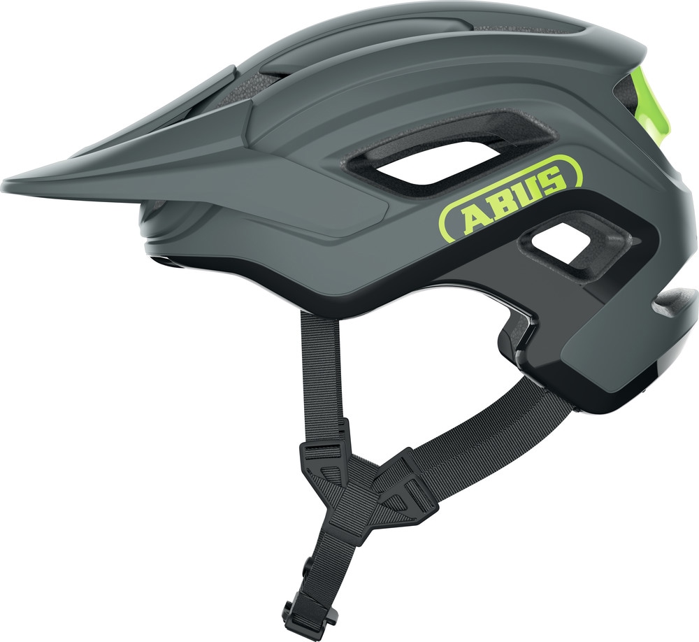 Mountainbikehelm ABUS "CLIFFHANGER" Gr. S, grau (concrete grau), Helme, S Kopfumfang: 51cm - 55cm Image