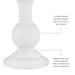 Adeline Round Accent Table White - Linon D1431A21W