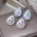 Boucles d'oreilles goutte d'eau plaquées or 14 carats pour femmes bijoux à la mode accessoires de