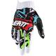 Leatt 1.5 GripR Zebra Motocross Handschuhe, schwarz-weiss-rot-blau, Größe S