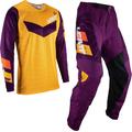 Leatt 3.5 Ride 2023 Motocross Jersey und Hose Set, lila-orange, Größe XS