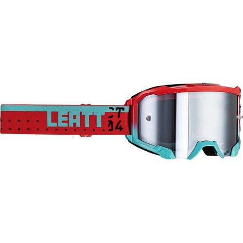 Leatt Velocity 4.5 Iriz CT Motocross Brille, rot-blau