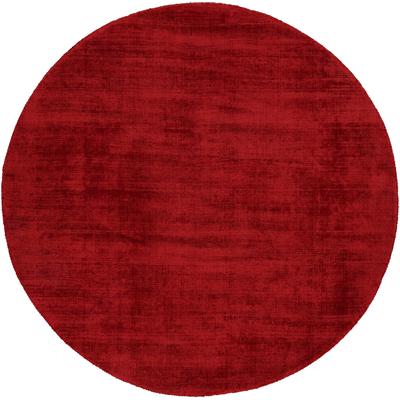 Teppich CARPETFINE "Ava Viskoseteppich", rot, H:13mm Ø:160cm, Viskose, Teppiche, Seidenoptik, leichter Glanz, Wohnzimmer Image
