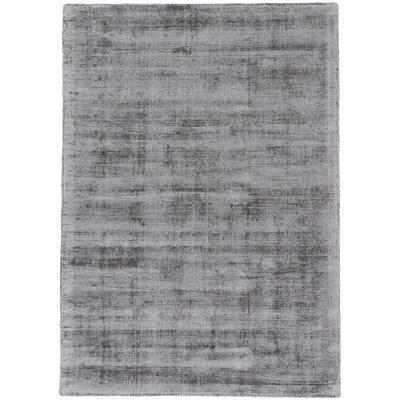 Teppich CARPETFINE "Ava Viskoseteppich", grau (hellgrau), B:240cm H:13mm L:340cm, Viskose, Teppiche, Seidenoptik, leichter Glanz, auch als Läufer erhältlich Image
