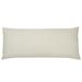 Jiti Indoor Lux Classic Solid Color Textured Linen Decorative Accent Large Rectangle Lumbar Pillow