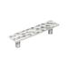 Kamari 3-3/4 in (96 mm) Center-to-Center Polished Nickel Cabinet Pull - 3.75