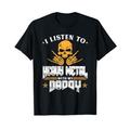 Ich höre Heavy Metal mit meinen Daddy Boys Heavy Metal Kids T-Shirt