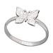 Flying Butterfly,'Artisan Crafted Sterling Silver Ring'