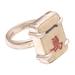 Character One,'Artisan Crafted Mah-jongg Tile Ring'