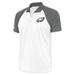 Men's Antigua White/Gray Philadelphia Eagles Metallic Logo Nova Polo