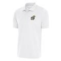 Men's Antigua White New Orleans Saints Team Logo Throwback Affluent Big & Tall Polo