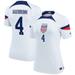 Women's Nike Becky Sauerbrunn White USWNT 2022/23 Home Breathe Stadium Replica Player Jersey