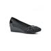 Wide Width Women's Bowie Casual Flat by Cliffs in Black (Size 10 W)