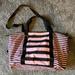 Victoria's Secret Bags | Large Victoria Secret Duffle Bag | Color: Black/Pink | Size: Os