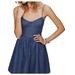 Free People Dresses | Free People Denim Mini Dress | Color: Blue | Size: M