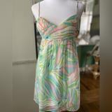Lilly Pulitzer Dresses | Lilly Pulitzer Silk Dress Size 0 | Color: Green | Size: 0