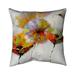 Color Dotted Flowers Indoor/Outdoor Floral Square Throw Pillow Cover Polyester Begin Edition International Inc | 15 H x 15 W x 4.3 D in | Wayfair