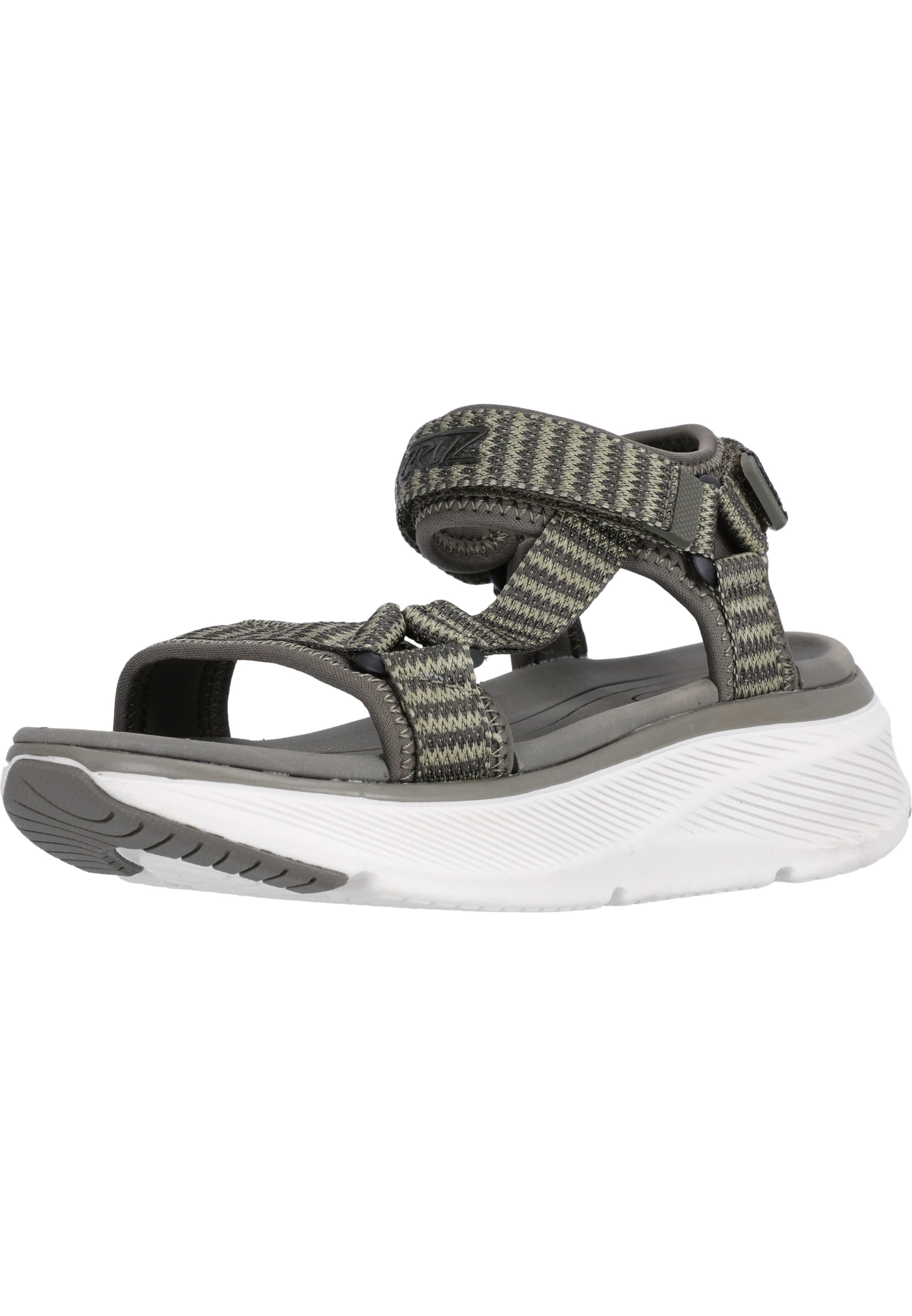 Sandale CRUZ "Findel", Damen, Gr. 36, grün (olivgrün, grün), Synthetik, Schuhe Sandale, mit praktischem Allwetterprofil