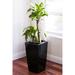 XBrand 22.4" H Plastic Self Watering Indoor Outdoor Square Planter Pot, Tall Decorative Gardening Pot, Home Décor Accent