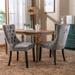 Modern High-end Tufted Solid Wood Contemporary Velvet Upholstered Dining Chair