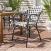 Lidi Classic Country Plaid Patio Dining Arm Chairs by Furniture of America