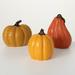 The Holiday Aisle® 3 Piece Textured Pumpkin Set Ceramic | 7 H x 6 W x 5 D in | Wayfair E0CEF9D28C854F18ACB79D4155F72C55