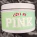 Pink Victoria's Secret Accents | Light My Pink Victoria's Secret Pink Candle Y2k | Color: Green/Pink | Size: Os