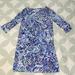 Lilly Pulitzer Dresses | Lily Pulitzer 3/4 Sleeve Shift - Girls Size Xl 12/14 Nwot | Color: Blue/Green | Size: Xlg