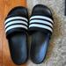 Adidas Shoes | Men Adidas Adilette Comfort Slides | Color: Black | Size: 8