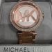 Michael Kors Accessories | Host Pick Women's Tibby Three-Hand Rose Gold-Tone Bracelet Watch | Color: Gold | Size: Os