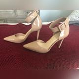 Jessica Simpson Shoes | Jessica Simpson Heels With Ankle Strap Size 7 | Color: Cream/Tan | Size: 7