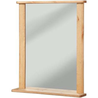 Badspiegel WELLTIME "Sylt", beige (geölt), B:65cm H:78cm T:12cm, Spiegel, Spiegel, Breite 65 cm Image