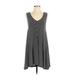 American Eagle Outfitters Casual Dress - A-Line: Black Stripes Dresses - Women's Size Small