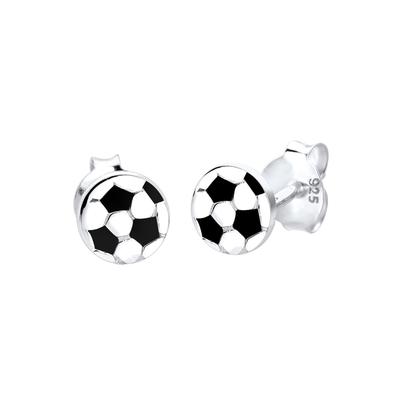 Elli - Fußball WM Emaille EM Sport Meisterschaft Silber Ohrringe 1 ct Damen Image