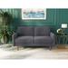 58'' Velvet Square Arm Loveseat