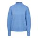 PIECES Damen Pccava High Neck Knit Noos Bc Pullover, Granada Sky, L EU