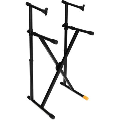 Hercules Stands KS210B EZ-LOK Double Tier X Keyboard Stand