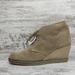 J. Crew Shoes | J Crew Mcalister Tan Suede Wedge Bootie | Color: Tan | Size: 7