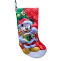 Disney Holiday | Disney X Kurt Adler Santa Mickey Mouse Satin Christmas Stocking 18” Holiday | Color: Red | Size: Os