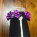 Disney Accessories | Nwt Disney Minnie Mouse Skeleton Socks | Color: Black/Purple | Size: Osg