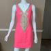 Lilly Pulitzer Dresses | Lilly Pulitzer Pink Junie Shift Casual Dress | Color: Gold/Pink | Size: 00